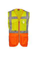 fluorescent yellow / fluorescent orange