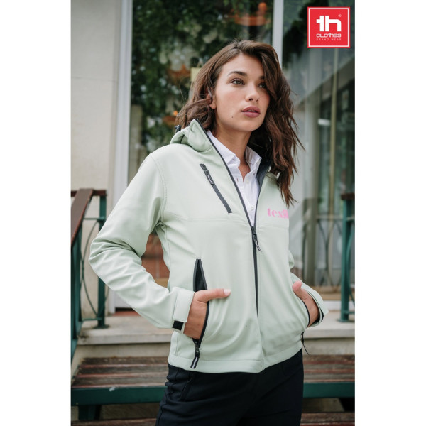 THC ZAGREB WOMEN. Softshelljas met riem voor dames
