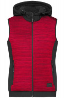 Rood-melange/zwart (ca. Pantone 1805C
blackC)