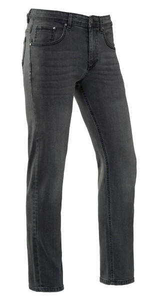 Jason men C45 pant, dark grey stretch denim