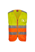 fluorescent yellow / fluorescent orange