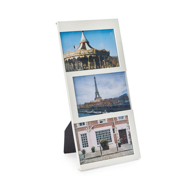 Balvi -  Lijst,Dijon,3x 10x15,wit,plastic
