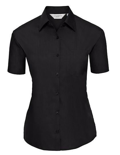 Russell Collection - Ladies´ Short Sleeve Classic Polycotton Poplin Shirt