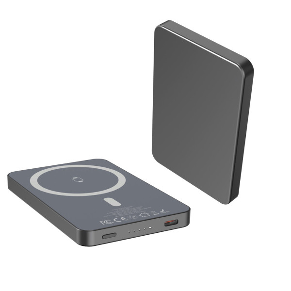 Magmetal draadloze powerbank 5000mah