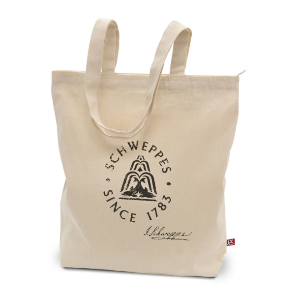 Shopper met rits, lange handvatten en bodemvouw – OTTAWA