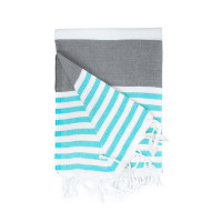 anthracite/turquoise