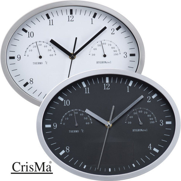 Wanklok met hygro- en thermometer