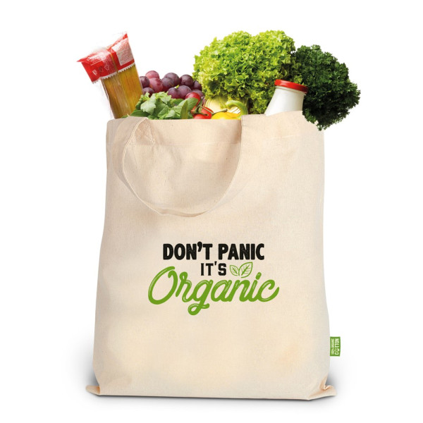 Biologische katoenen tas met korte handvatten – DARWIN