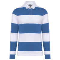 Light Royal Blue / White Stripes