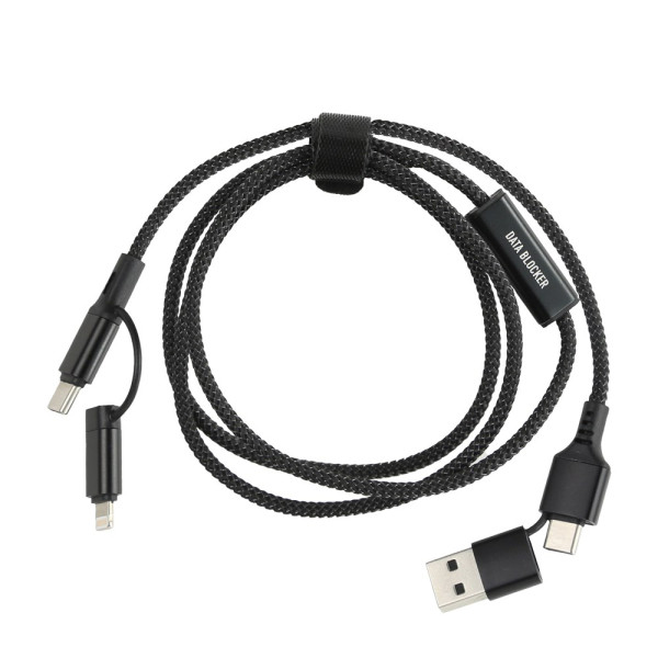 Datablocker XXL TEX-kabel oplaadkabel Fastcharge